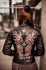Creating Embroidered Leather Jacket Designs